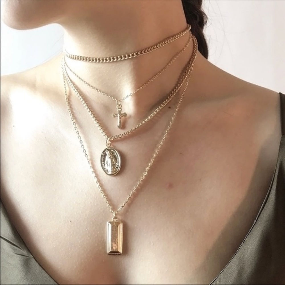 Multi-Layered Chain Necklace
